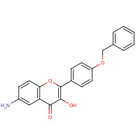 1187087-69-9 6-amino-3-hydroxy-2-(4-phenylmethoxyphenyl)chromen-4-one chemical structure