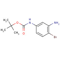 885270-70-2 tert-butyl N-(3-amino-4-bromophenyl)carbamate chemical structure