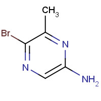 74290-69-0 5-bromo-6-methylpyrazin-2-amine chemical structure