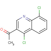 1374195-20-6 1-(4,8-dichloroquinolin-3-yl)ethanone chemical structure