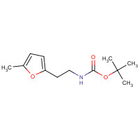 537041-67-1 tert-butyl N-[2-(5-methylfuran-2-yl)ethyl]carbamate chemical structure