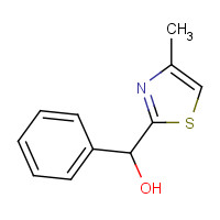 54918-64-8 (4-methyl-1,3-thiazol-2-yl)-phenylmethanol chemical structure