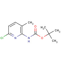 679392-20-2 tert-butyl N-(6-chloro-3-methylpyridin-2-yl)carbamate chemical structure
