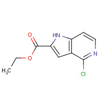 887343-45-5 ethyl 4-chloro-1H-pyrrolo[3,2-c]pyridine-2-carboxylate chemical structure