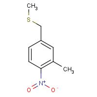 1296198-29-2 2-methyl-4-(methylsulfanylmethyl)-1-nitrobenzene chemical structure