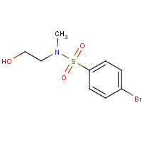 1001333-93-2 4-bromo-N-(2-hydroxyethyl)-N-methylbenzenesulfonamide chemical structure