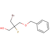 865451-83-8 2-(bromomethyl)-2-fluoro-3-phenylmethoxypropan-1-ol chemical structure