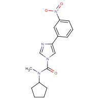 1356960-85-4 N-cyclopentyl-N-methyl-4-(3-nitrophenyl)imidazole-1-carboxamide chemical structure