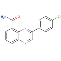 489457-67-2 3-(4-chlorophenyl)quinoxaline-5-carboxamide chemical structure