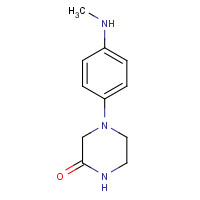 1224685-50-0 4-[4-(methylamino)phenyl]piperazin-2-one chemical structure