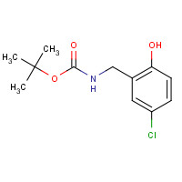 195517-88-5 tert-butyl N-[(5-chloro-2-hydroxyphenyl)methyl]carbamate chemical structure