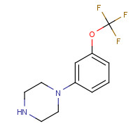 54711-69-2 1-[3-(trifluoromethoxy)phenyl]piperazine chemical structure