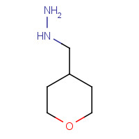 887592-12-3 oxan-4-ylmethylhydrazine chemical structure