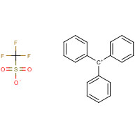 64821-69-8 diphenylmethylbenzene;trifluoromethanesulfonate chemical structure