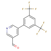 887973-75-3 5-[3,5-bis(trifluoromethyl)phenyl]pyridine-3-carbaldehyde chemical structure
