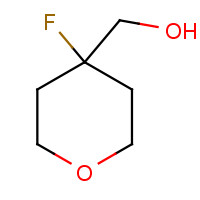 883442-46-4 (4-fluorooxan-4-yl)methanol chemical structure