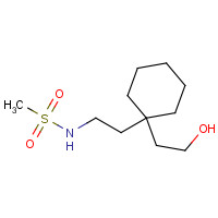 518285-51-3 N-[2-[1-(2-hydroxyethyl)cyclohexyl]ethyl]methanesulfonamide chemical structure