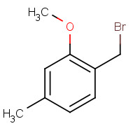122488-82-8 1-(bromomethyl)-2-methoxy-4-methylbenzene chemical structure