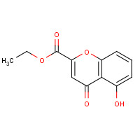 50521-64-7 ethyl 5-hydroxy-4-oxochromene-2-carboxylate chemical structure