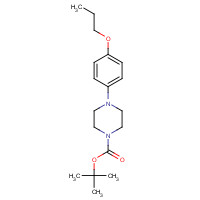 1121600-07-4 tert-butyl 4-(4-propoxyphenyl)piperazine-1-carboxylate chemical structure