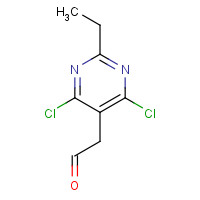 1612795-93-3 2-(4,6-dichloro-2-ethylpyrimidin-5-yl)acetaldehyde chemical structure