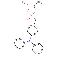 126150-12-7 4-(diethoxyphosphorylmethyl)-N,N-diphenylaniline chemical structure