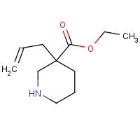 170843-46-6 ethyl 3-prop-2-enylpiperidine-3-carboxylate chemical structure