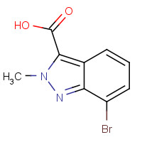 701910-30-7 7-bromo-2-methylindazole-3-carboxylic acid chemical structure