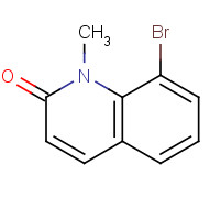 67805-53-2 8-bromo-1-methylquinolin-2-one chemical structure