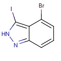885521-72-2 4-bromo-3-iodo-2H-indazole chemical structure