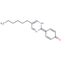 58415-61-5 4-(5-hexyl-1H-pyrimidin-2-ylidene)cyclohexa-2,5-dien-1-one chemical structure