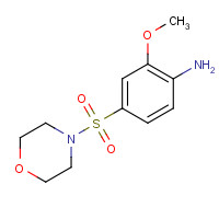 380341-86-6 2-methoxy-4-morpholin-4-ylsulfonylaniline chemical structure