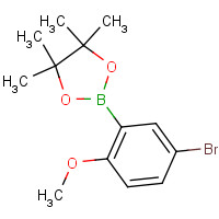 868629-78-1 2-(5-bromo-2-methoxyphenyl)-4,4,5,5-tetramethyl-1,3,2-dioxaborolane chemical structure