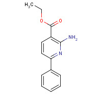 56162-64-2 ethyl 2-amino-6-phenylpyridine-3-carboxylate chemical structure