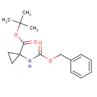 1159735-75-7 tert-butyl 1-(phenylmethoxycarbonylamino)cyclopropane-1-carboxylate chemical structure