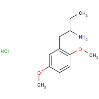 69350-33-0 1-(2,5-dimethoxyphenyl)butan-2-amine;hydrochloride chemical structure