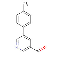 229008-16-6 5-(4-methylphenyl)pyridine-3-carbaldehyde chemical structure