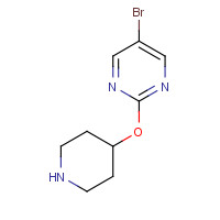 792180-52-0 5-bromo-2-piperidin-4-yloxypyrimidine chemical structure