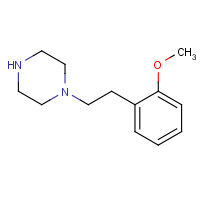 147149-54-0 1-[2-(2-methoxyphenyl)ethyl]piperazine chemical structure