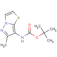1290127-79-5 tert-butyl N-(6-methylpyrazolo[5,1-b][1,3]thiazol-7-yl)carbamate chemical structure