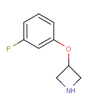 106860-03-1 3-(3-fluorophenoxy)azetidine chemical structure