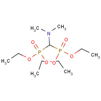 18855-52-2 1,1-bis(diethoxyphosphoryl)-N,N-dimethylmethanamine chemical structure