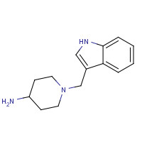 72807-18-2 1-(1H-indol-3-ylmethyl)piperidin-4-amine chemical structure