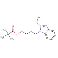 797032-02-1 4-[2-(hydroxymethyl)benzimidazol-1-yl]butyl 2,2-dimethylpropanoate chemical structure