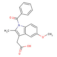 1601-19-0 2-(1-benzoyl-5-methoxy-2-methylindol-3-yl)acetic acid chemical structure