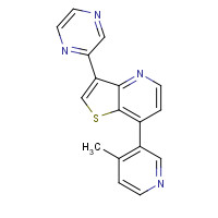 1428880-83-4 7-(4-methylpyridin-3-yl)-3-pyrazin-2-ylthieno[3,2-b]pyridine chemical structure