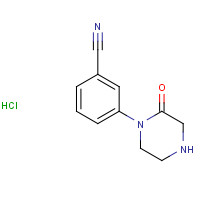 1284250-03-8 3-(2-oxopiperazin-1-yl)benzonitrile;hydrochloride chemical structure