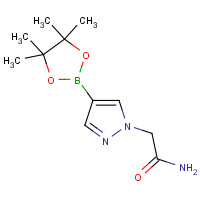 1083326-46-8 2-[4-(4,4,5,5-tetramethyl-1,3,2-dioxaborolan-2-yl)pyrazol-1-yl]acetamide chemical structure