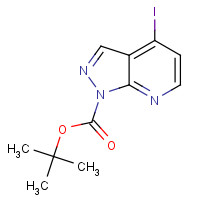 945599-35-9 tert-butyl 4-iodopyrazolo[3,4-b]pyridine-1-carboxylate chemical structure