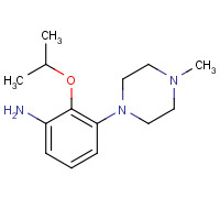 1462951-08-1 3-(4-methylpiperazin-1-yl)-2-propan-2-yloxyaniline chemical structure